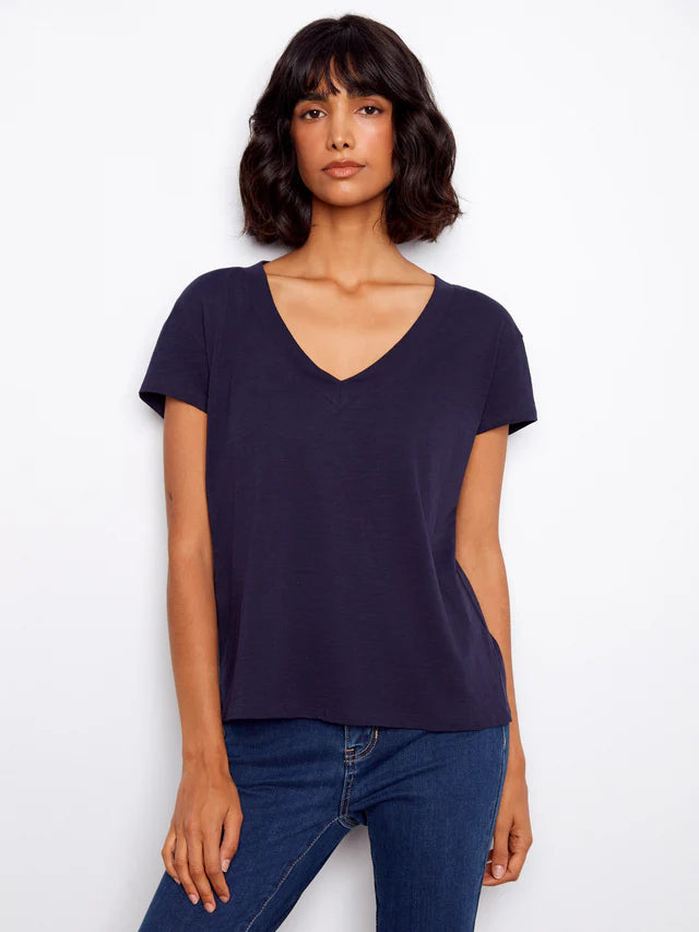 Organic Cotton V-Neck T-shirt