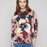 Printed Crew Neck Sweater