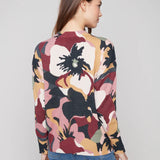 Printed Crew Neck Sweater