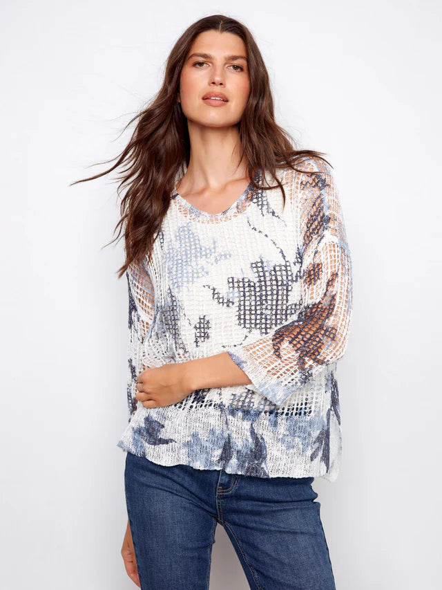 Tranquil Fishnet Sweater