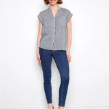 Layla Gingham Button Up Blouse