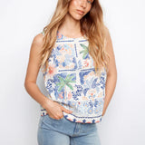 Marla Back Button Tank