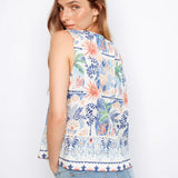Marla Back Button Tank