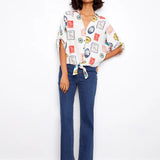 Maryanne Tie Front Top