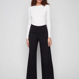 Pull on Ponte Wide Leg Pant