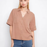 Button front Tencel Shirt