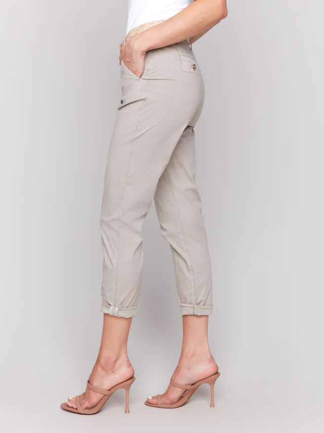 Slim Pants w/ Belt