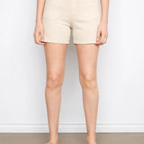 Lacey Front Patch Pocket Shorts