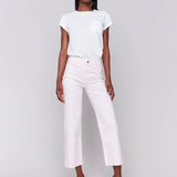 Wide Leg Raw Edge Pant