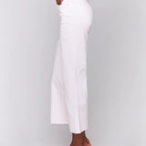 Wide Leg Raw Edge Pant