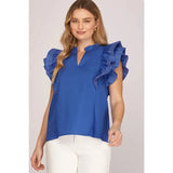 Melissa Ruffle Top