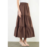 Long Tiered Skirt