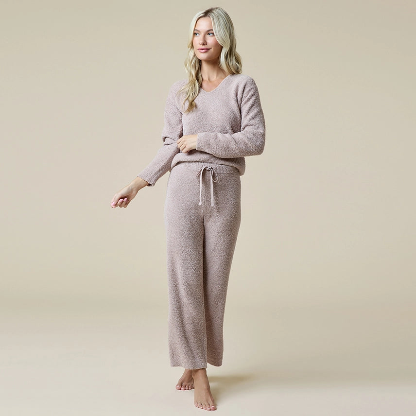 Marshmallow V-Neck Lounge Set