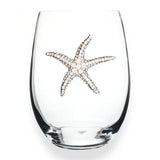Jeweled Stemless Wine Glass
