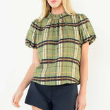 Lorna Plaid Blouse