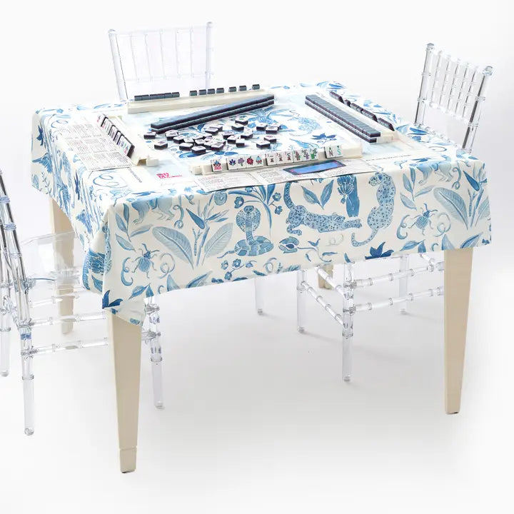 Instructional Mahjong Tablecloth