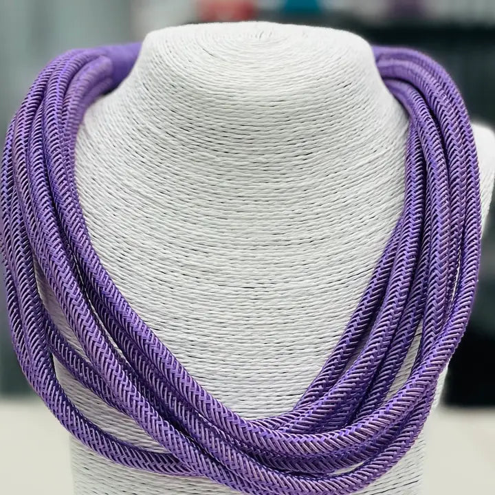 Slub 8-Strand Necklace