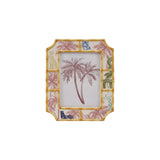 Hand-Painted Stoneware Photo Frame