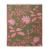 Jacquard Throw With Fringe