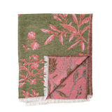 Jacquard Throw With Fringe