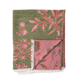 Jacquard Throw With Fringe