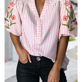 Leslie Embroidered Blouse
