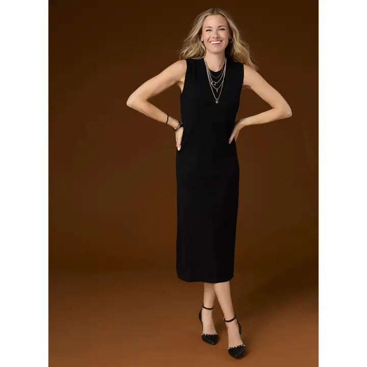 Donna Sleeveless Sweater Dress