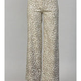 Metallic Animal Print Pants