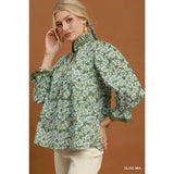 Mila Mandarin Collar Blouse