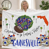 Gainesville Saturdays Game Day Fleece Blanket