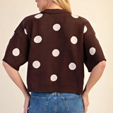 Melanie Round Dot Sweater