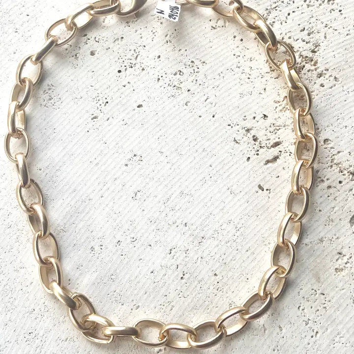 Chunky Chain Statement Necklace