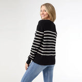Winn Striped Cardigan