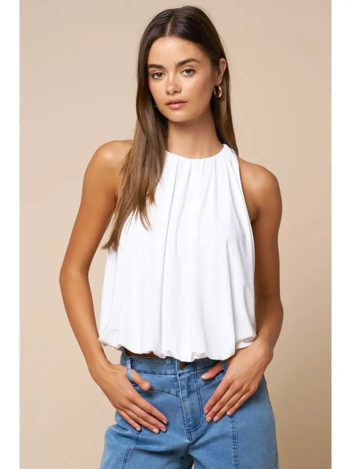 Lori Bubble Hem Tank