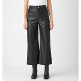 Cropped Pleather Pant