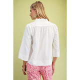 Charlotte Ruffled Neck Blouse