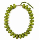 Polished Bead Statement Necklace