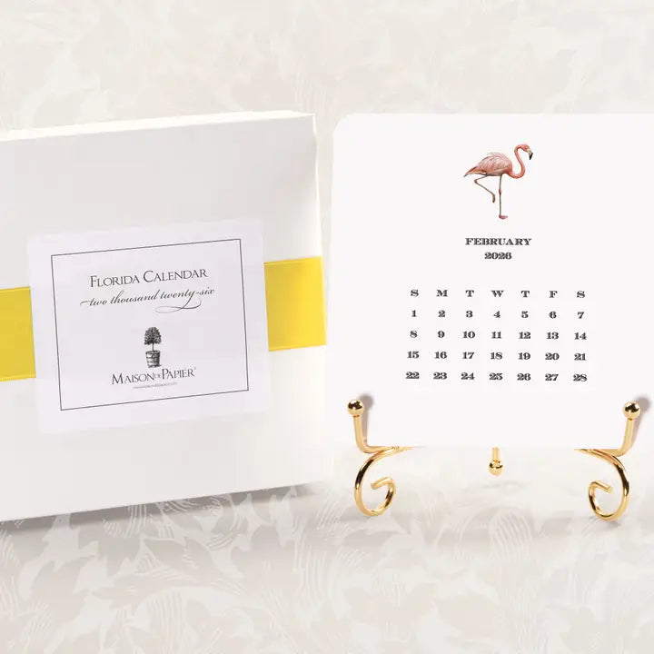 2026  Calendar with Easel