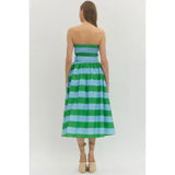 Maribelle Strapless Midi