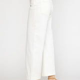 Acid Wash High Waisted Wide Leg Pants