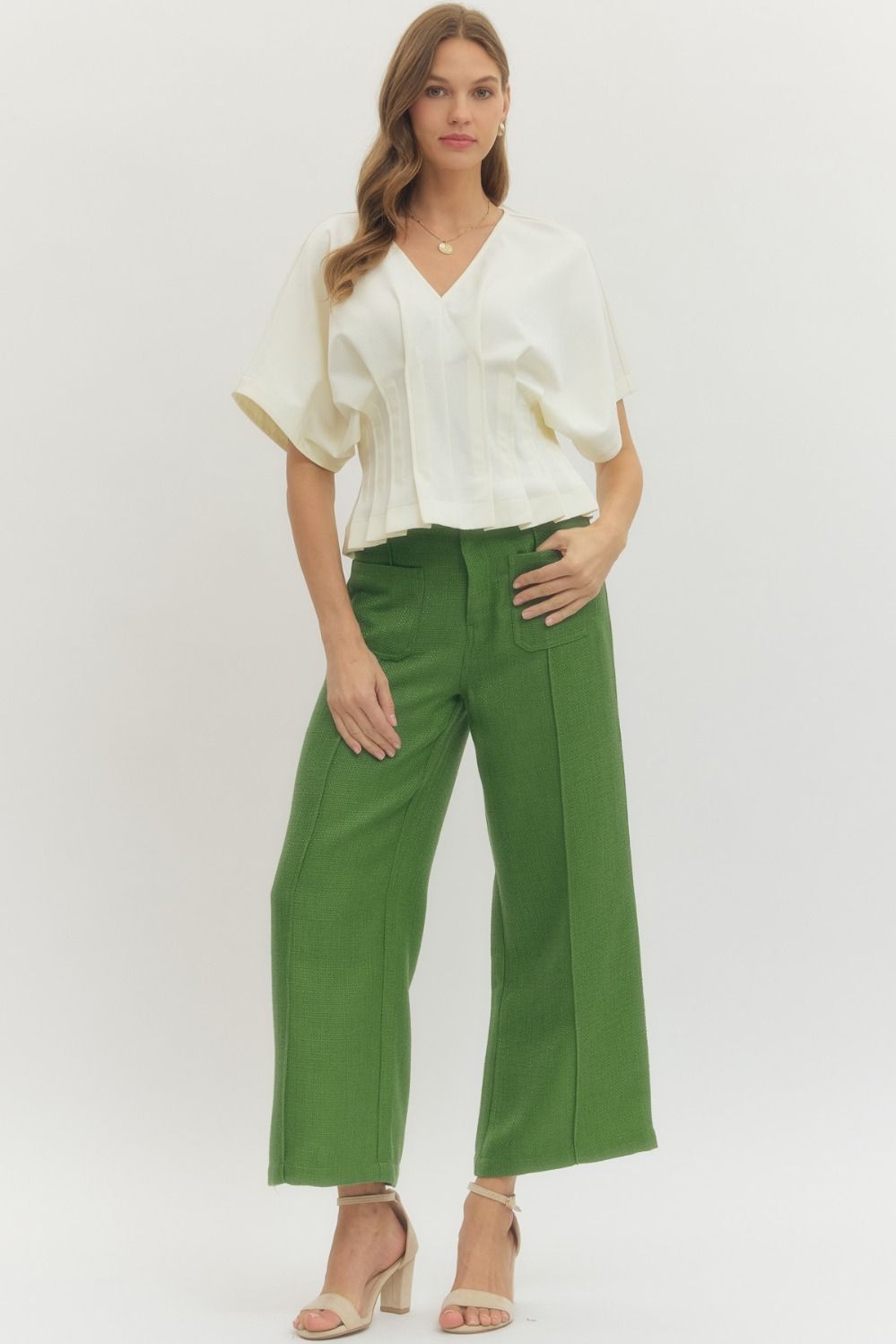 The Amelia Wide Leg Pant