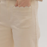 Gianna Scalloped Pants