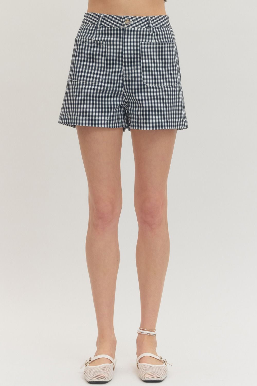 Morgan Gingham Short