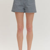 Morgan Gingham Short
