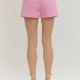 Morgan Gingham Short