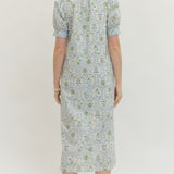 The Eleanor Ruffle-Neck Midi