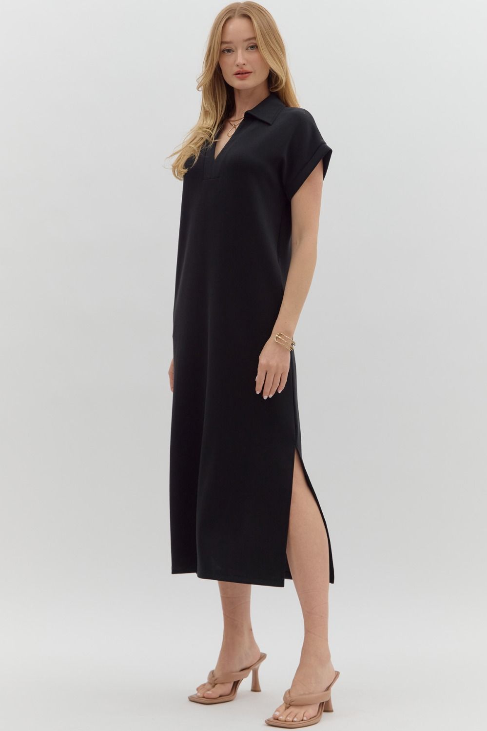 Daniella Collared Midi Dress
