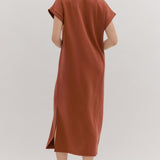 Daniella Collared Midi Dress