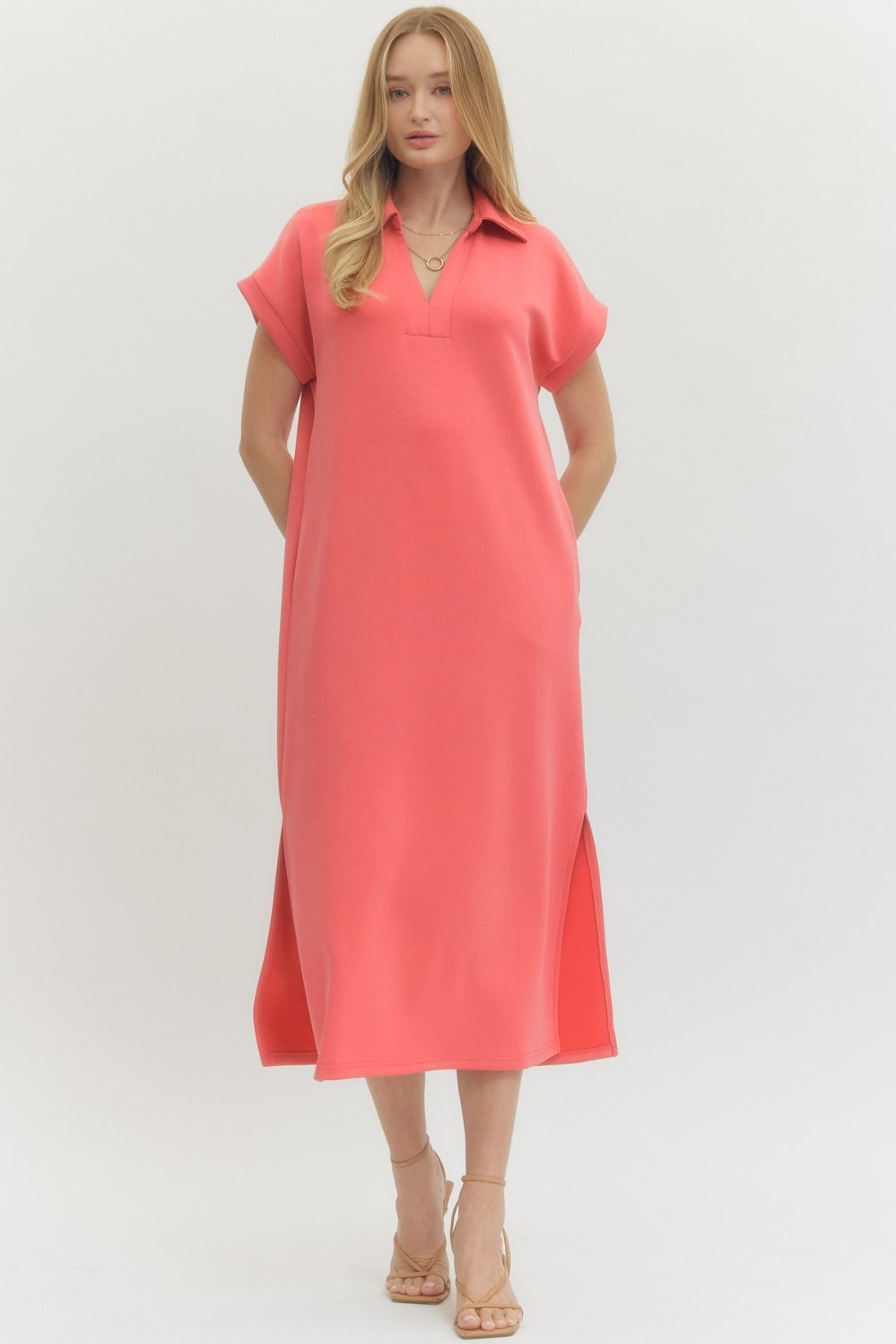 Daniella Collared Midi Dress