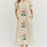 The Clara Embroidery Midi